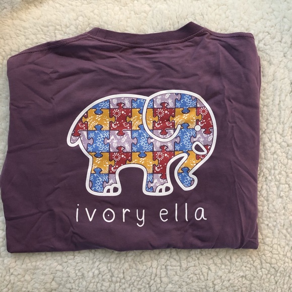 Ivory ella autism shirt Clearance